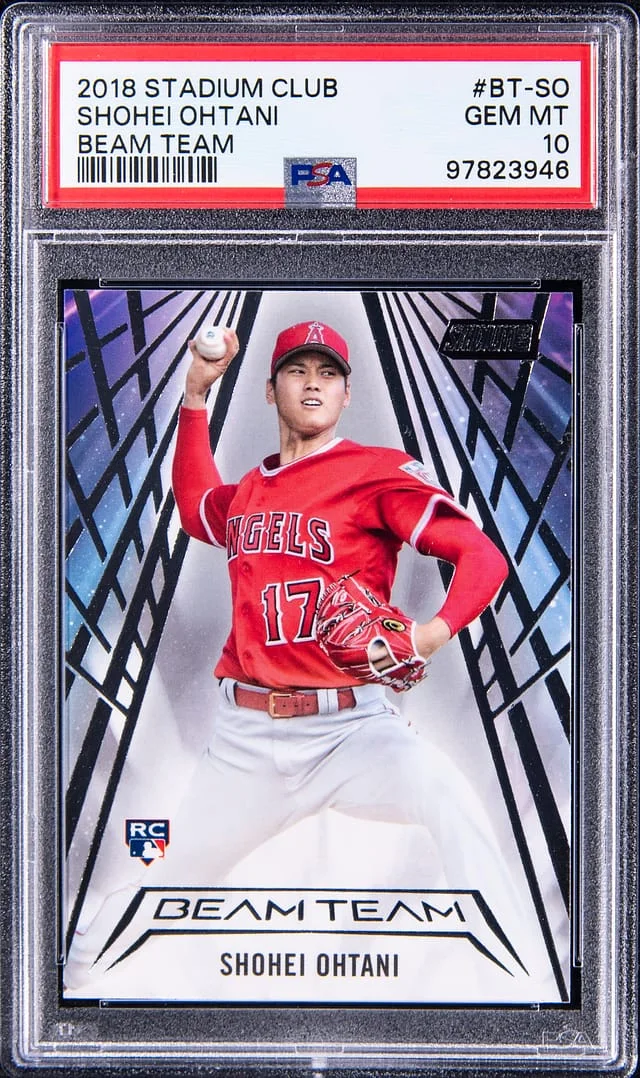 2018 Topps Stadium Club Shohei Ohtani Beam Team #BT-SO card image