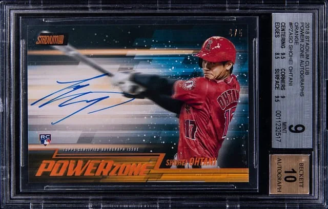 2018 Topps Stadium Club Shohei Ohtani Power Zone Autographs #PZA-SO card image
