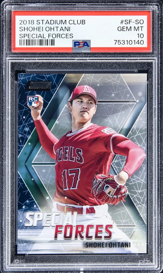 2018 Topps Stadium Club Shohei Ohtani Special Forces #SF-SO card image