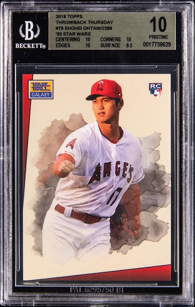 2018 Topps Throwback Thursday '93 Star Wars Shohei Ohtani #no-number card image