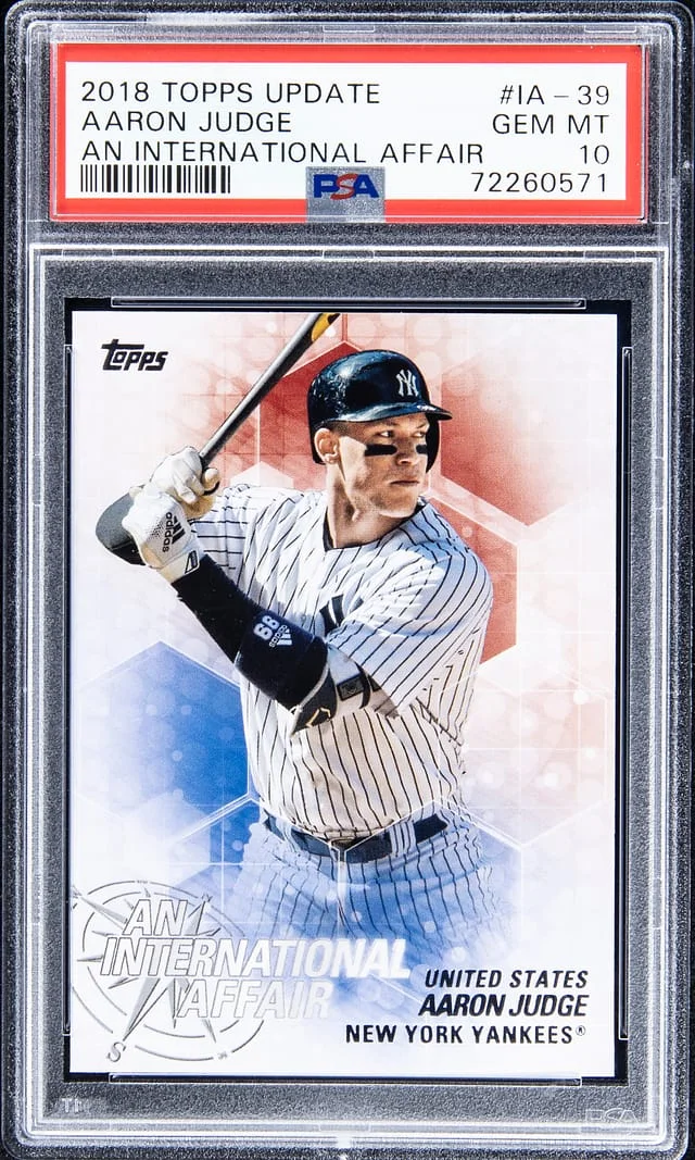 2018 Topps Update Aaron Judge An International Affair #IA-39 card image