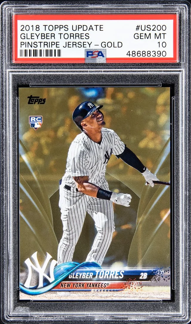 2018 Topps Update Gleyber Torres Gold #US200 card image