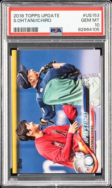 2018 Topps Update Ichiro/Shohei Ohtani #Us153 card image