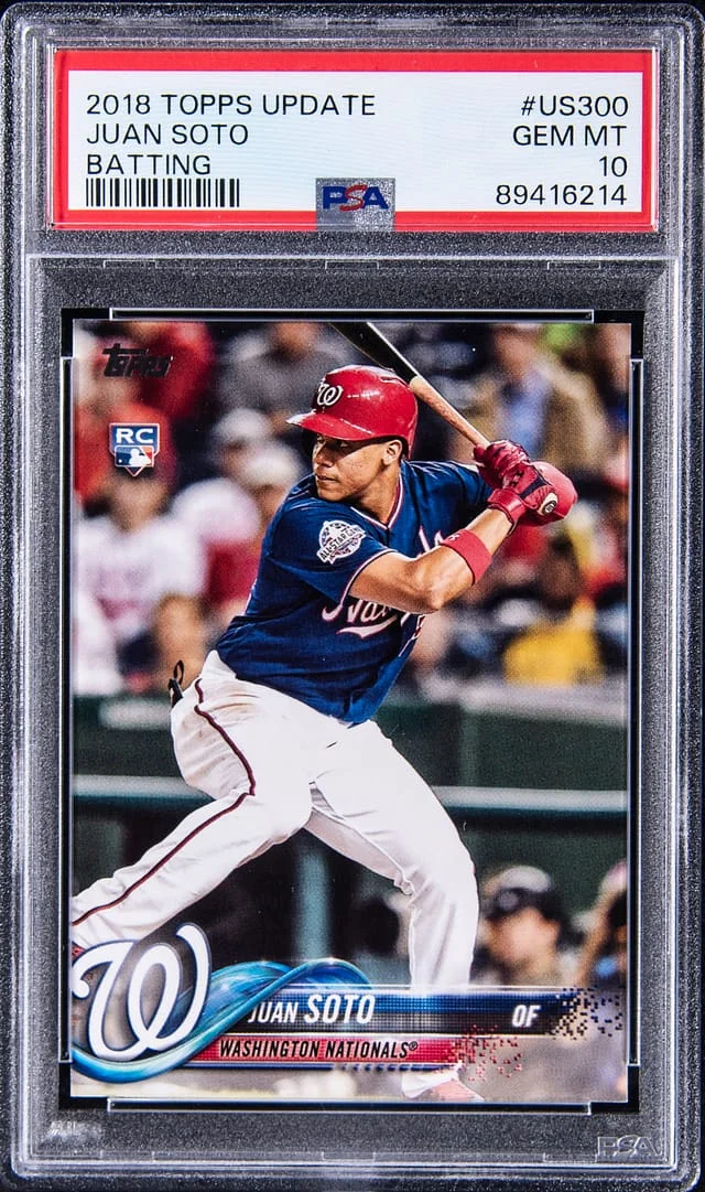 2018 Topps Update Juan Soto (Batting) #US300 card image
