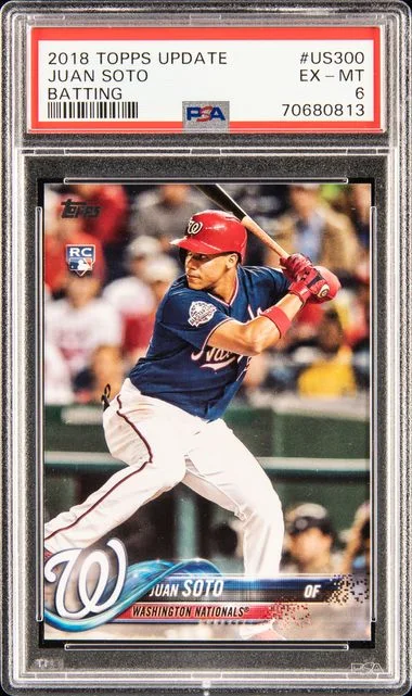 2018 Topps Update Juan Soto Mothers Day Pink #US300 card image