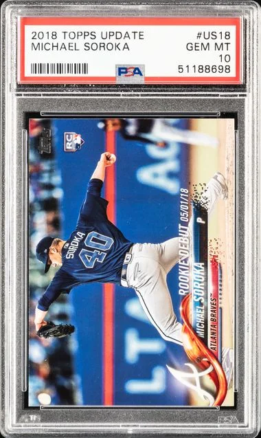 2018 Topps Update Michael Soroka #US18 card image