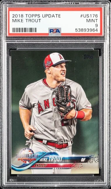 2018 Topps Update Mike Trout #US176 card image