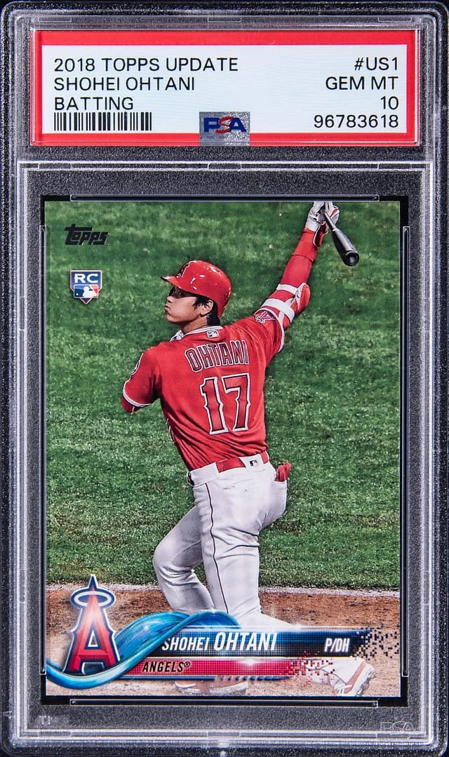 2018 Topps Update Shohei Ohtani (Batting) #US1 card image