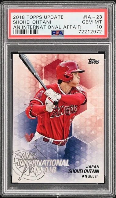 2018 Topps Update Shohei Ohtani An International Affair #Ia-23 card image