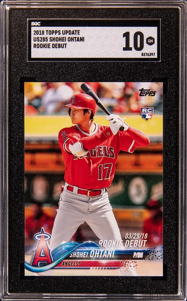 2018 Topps Update Shohei Ohtani Debut #US-285 card image