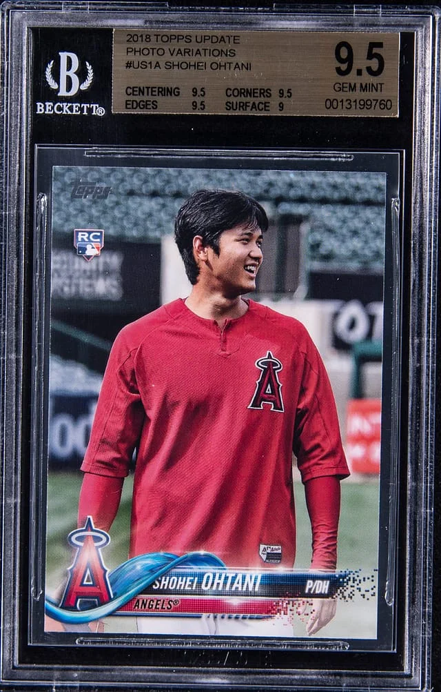 2018 Topps Update Shohei Ohtani Photo Variations #US1A card image