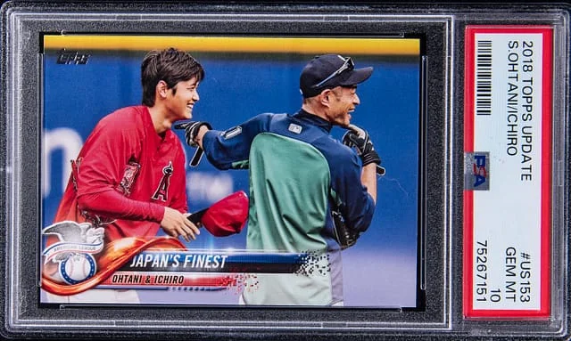 2018 Topps Update Shohei Ohtani/Ichiro #US-153 card image