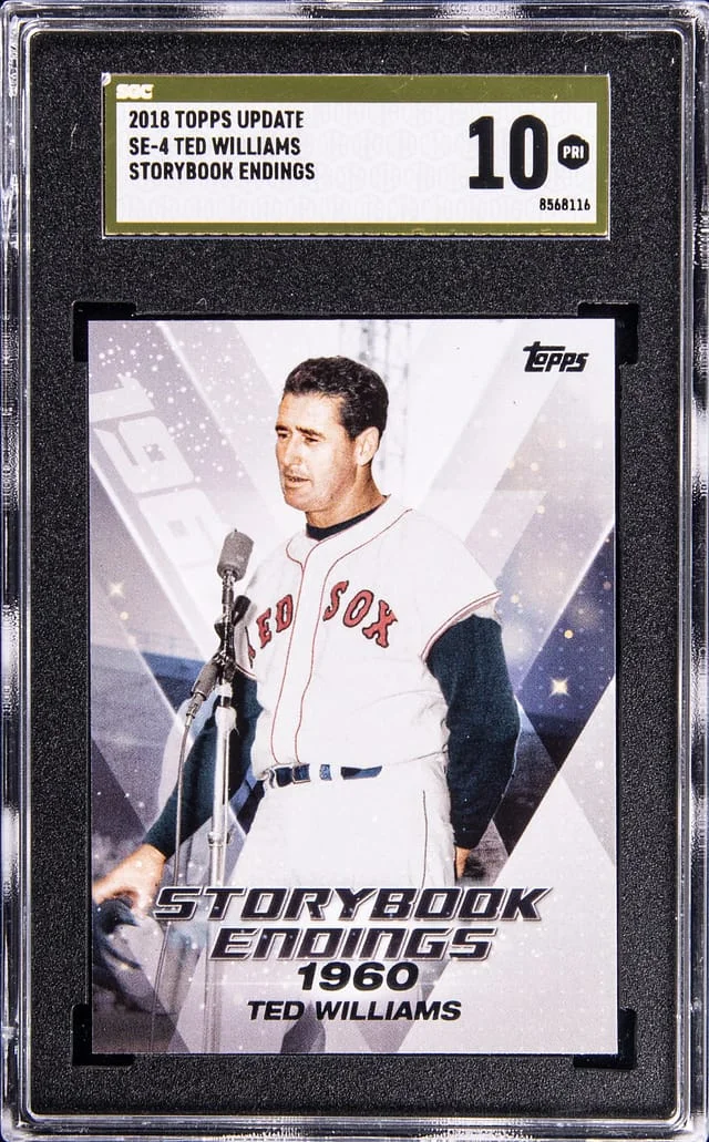 2018 Topps Update Ted Williams Storybook Endings #SE-4 card image