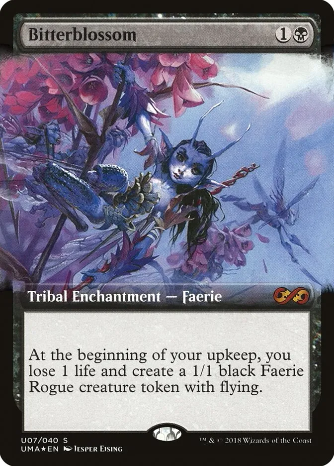 2018 Ultimate Box Topper Bitterblossom mythic #U7 unlisted card image