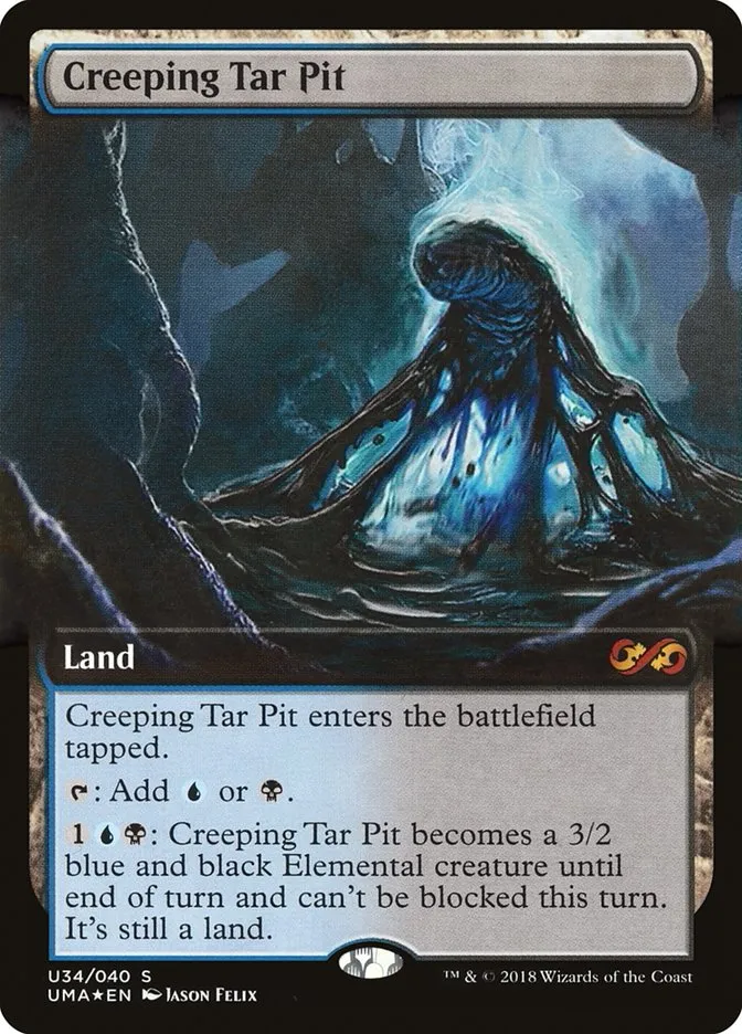 2018 Ultimate Box Topper Creeping Tar Pit mythic #U34 unlisted card image
