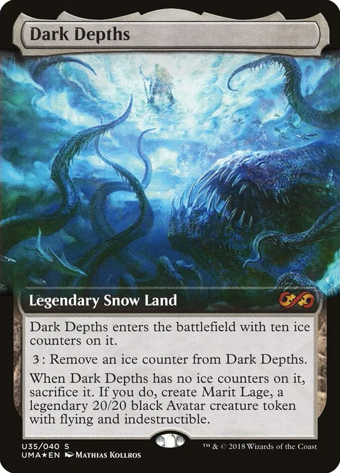 2018 Ultimate Box Topper Dark Depths mythic #U35 unlisted card image