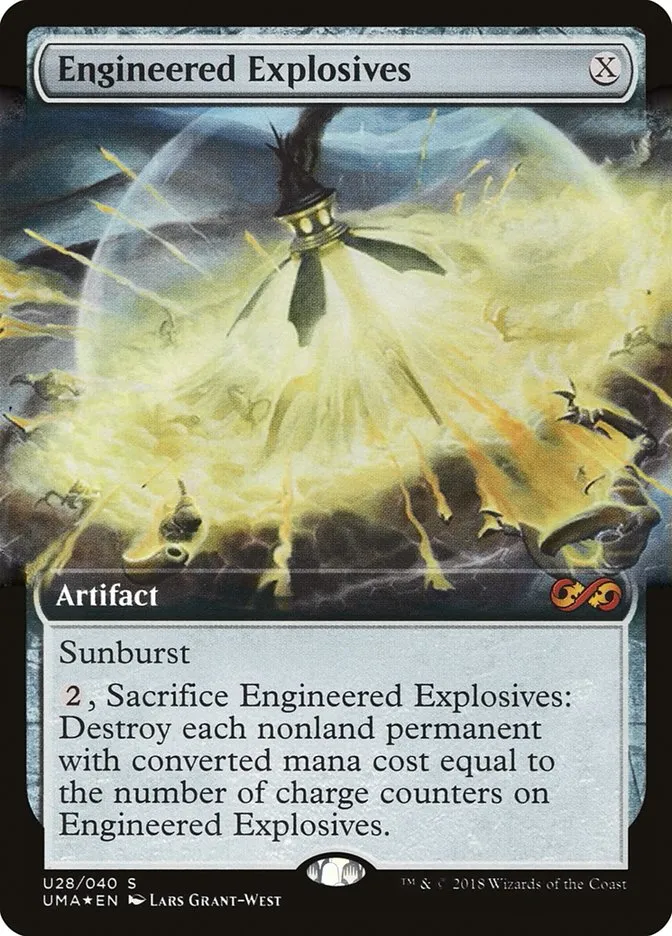 2018 Ultimate Box Topper Engineered Explosives mythic #U28 unlisted card image