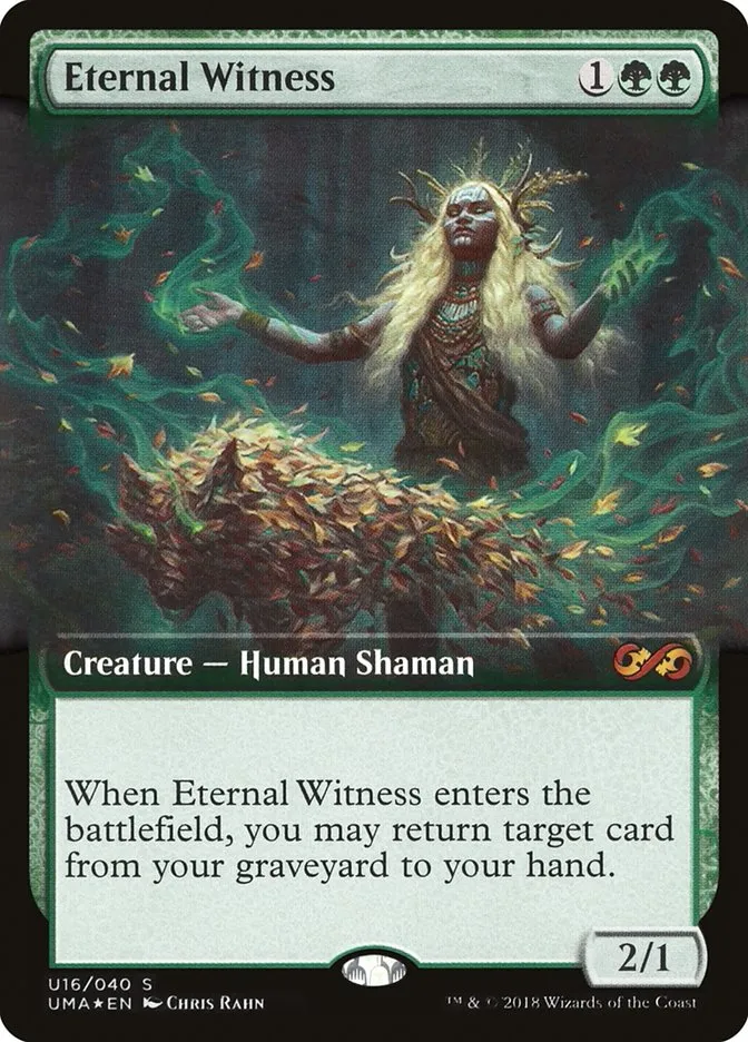 2018 Ultimate Box Topper Eternal Witness mythic #U16 unlisted card image