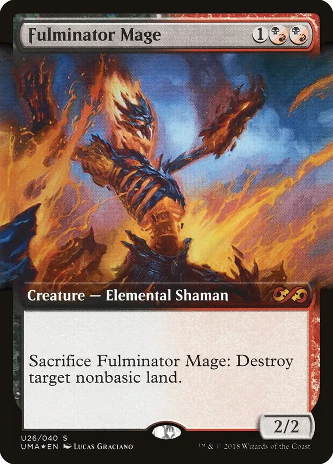 2018 Ultimate Box Topper Fulminator Mage mythic #U26 unlisted card image
