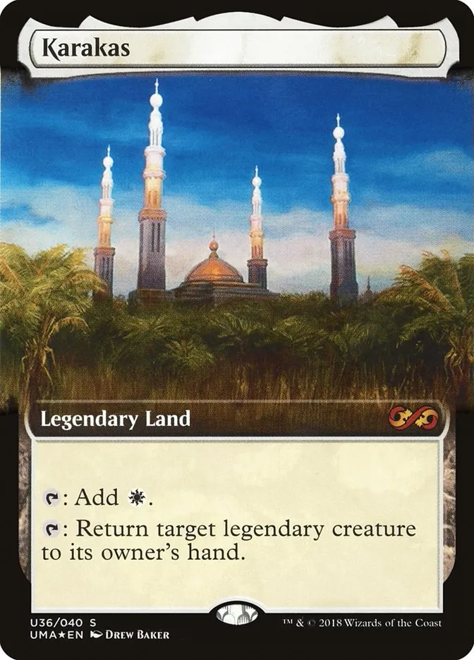 2018 Ultimate Box Topper Karakas mythic #U36 unlisted card image