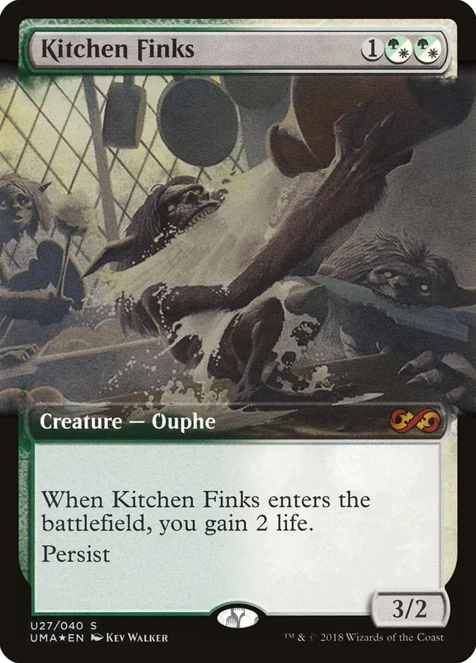 2018 Ultimate Box Topper Kitchen Finks mythic #U27 unlisted card image