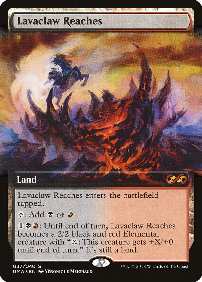 2018 Ultimate Box Topper Lavaclaw Reaches mythic #U37 unlisted card image