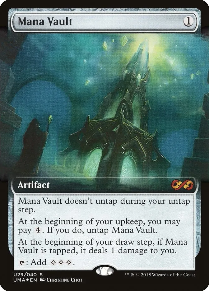 2018 Ultimate Box Topper Mana Vault mythic #U29 unlisted card image