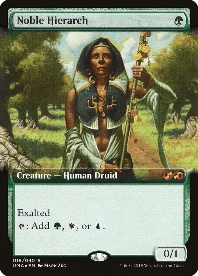 2018 Ultimate Box Topper Noble Hierarch mythic #U18 unlisted card image