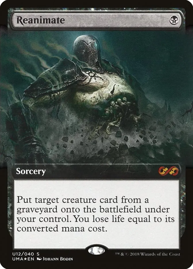 2018 Ultimate Box Topper Reanimate mythic #U12 unlisted card image