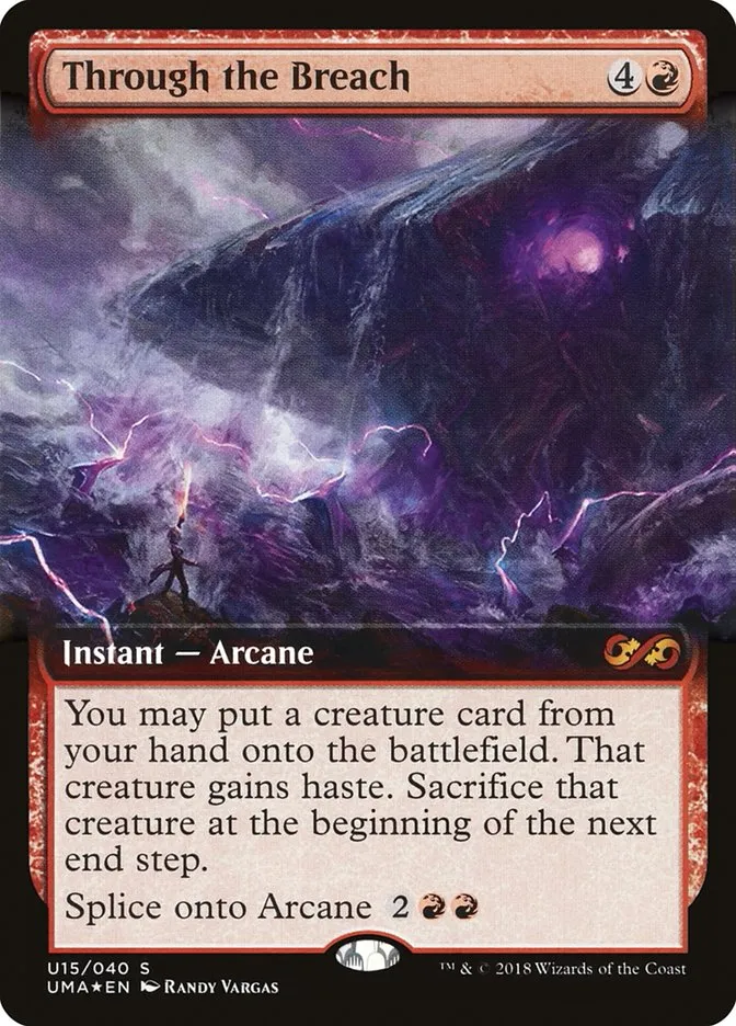 2018 Ultimate Box Topper Through the Breach mythic #U15 unlisted card image