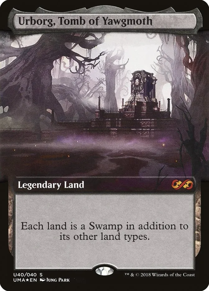 2018 Ultimate Box Topper Urborg, Tomb of Yawgmoth mythic #U40 unlisted card image