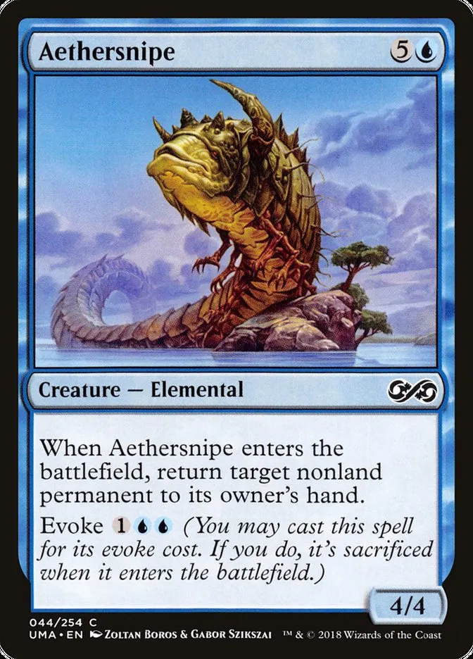 2018 Ultimate Masters Aethersnipe common #44 unlisted card image