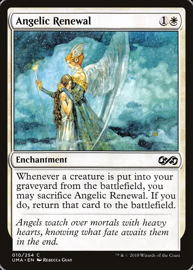 2018 Ultimate Masters Angelic Renewal common #10 unlisted card image