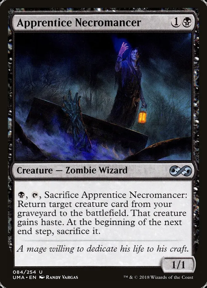 2018 Ultimate Masters Apprentice Necromancer uncommon #84 unlisted card image