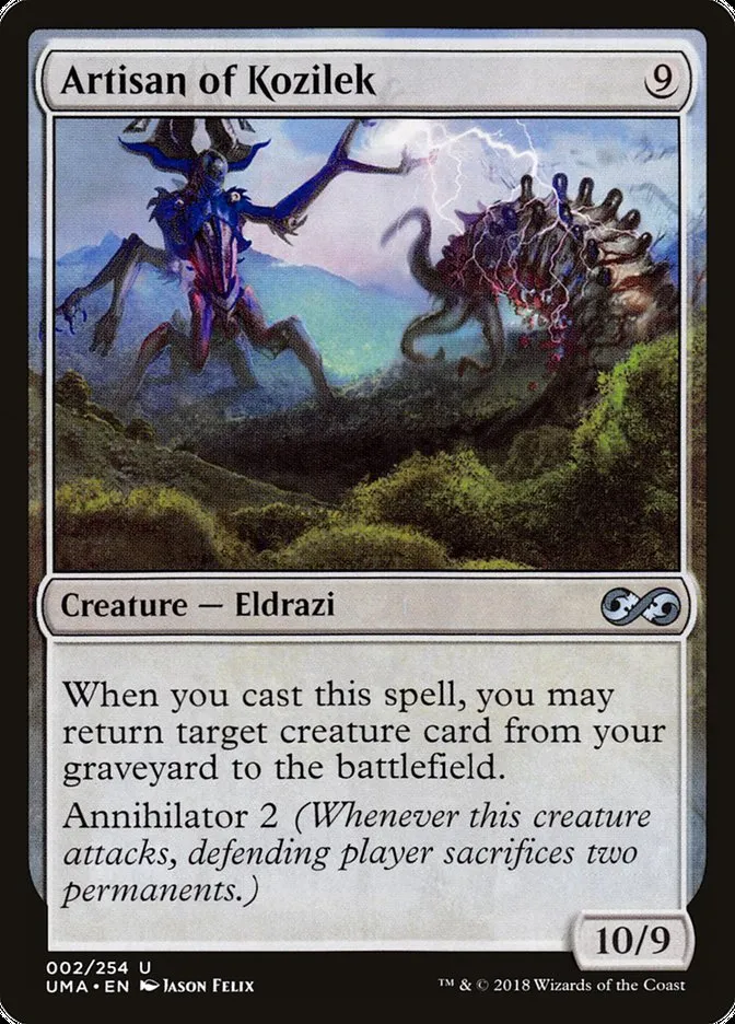 2018 Ultimate Masters Artisan of Kozilek uncommon #2 unlisted card image