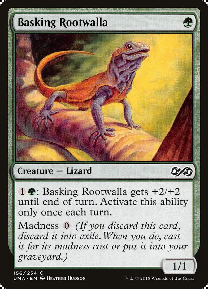 2018 Ultimate Masters Basking Rootwalla common #156 unlisted card image
