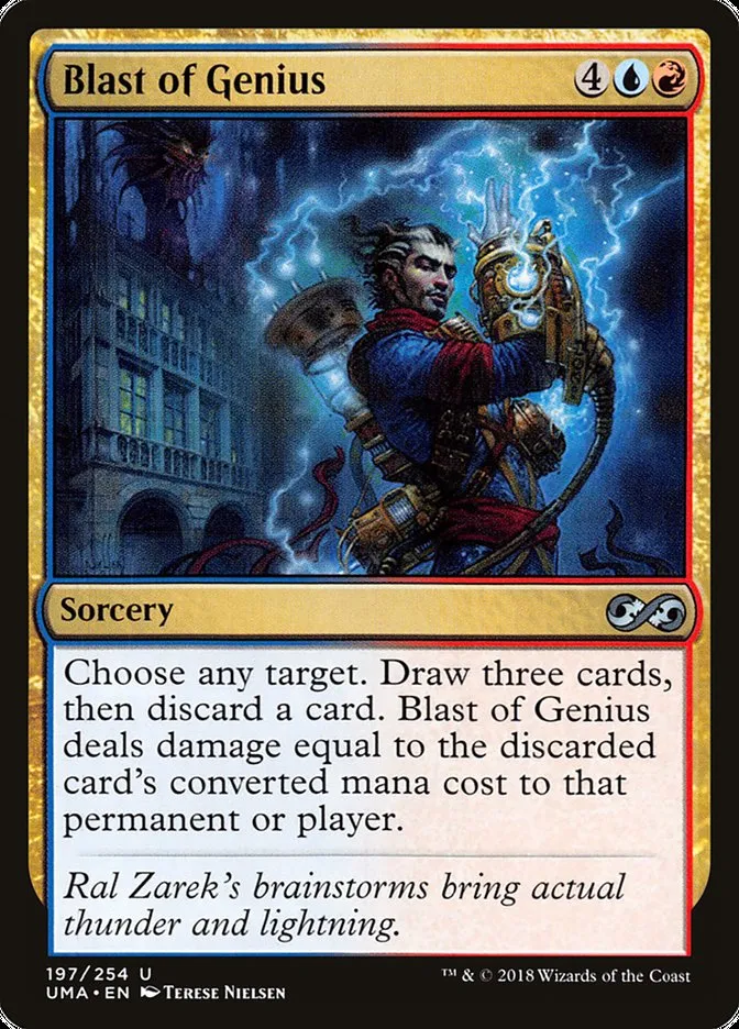 2018 Ultimate Masters Blast of Genius uncommon #197 unlisted card image