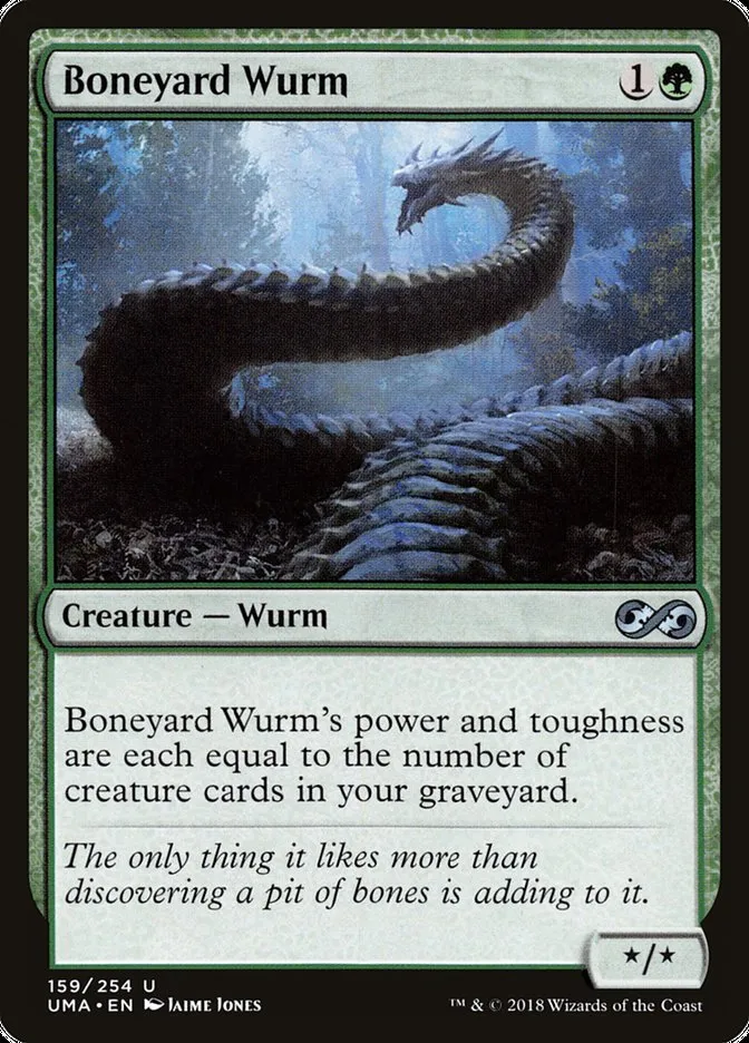 2018 Ultimate Masters Boneyard Wurm uncommon #159 unlisted card image