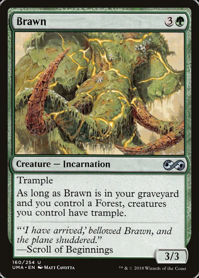 2018 Ultimate Masters Brawn uncommon #160 unlisted card image