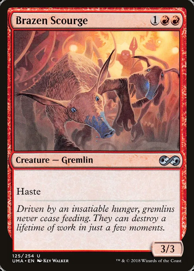 2018 Ultimate Masters Brazen Scourge uncommon #125 unlisted card image
