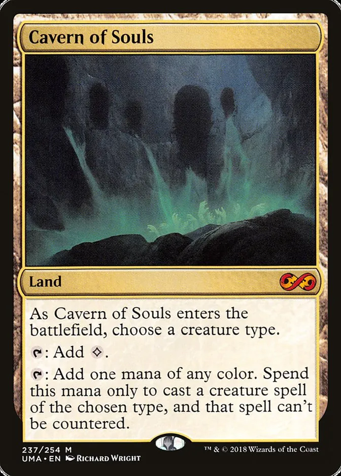 2018 Ultimate Masters Cavern of Souls mythic #237 unlisted card image