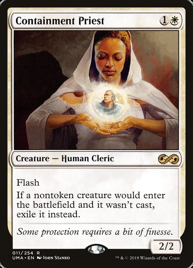 2018 Ultimate Masters Containment Priest rare #11 unlisted card image
