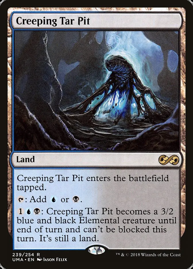 2018 Ultimate Masters Creeping Tar Pit rare #239 unlisted card image