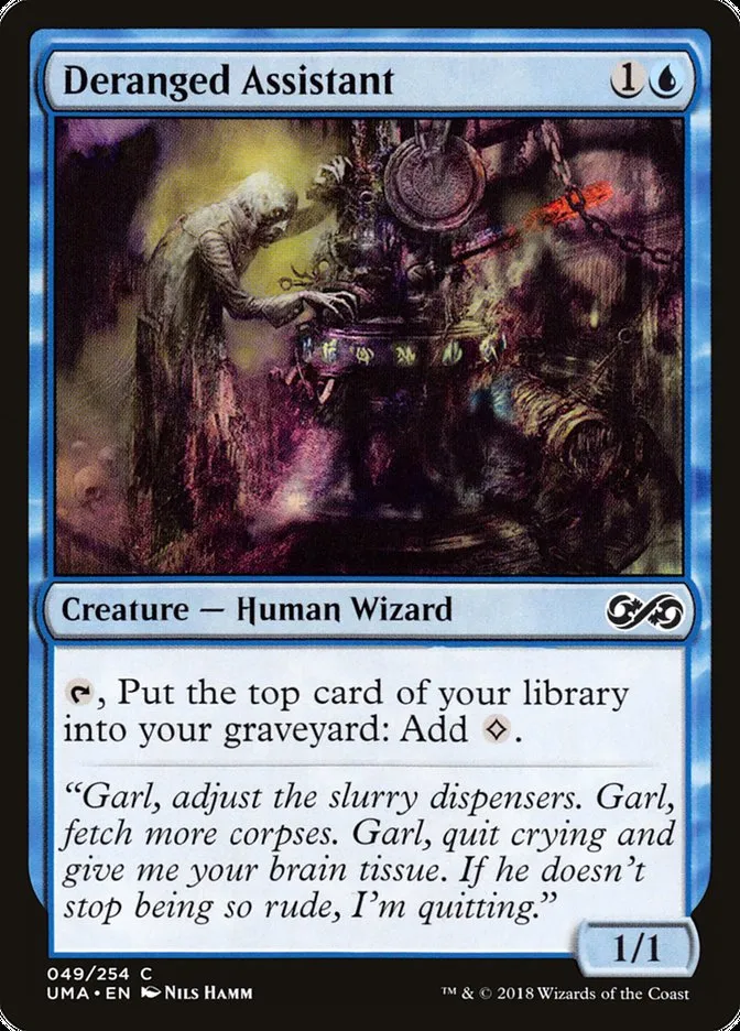 2018 Ultimate Masters Deranged Assistant common #49 unlisted card image