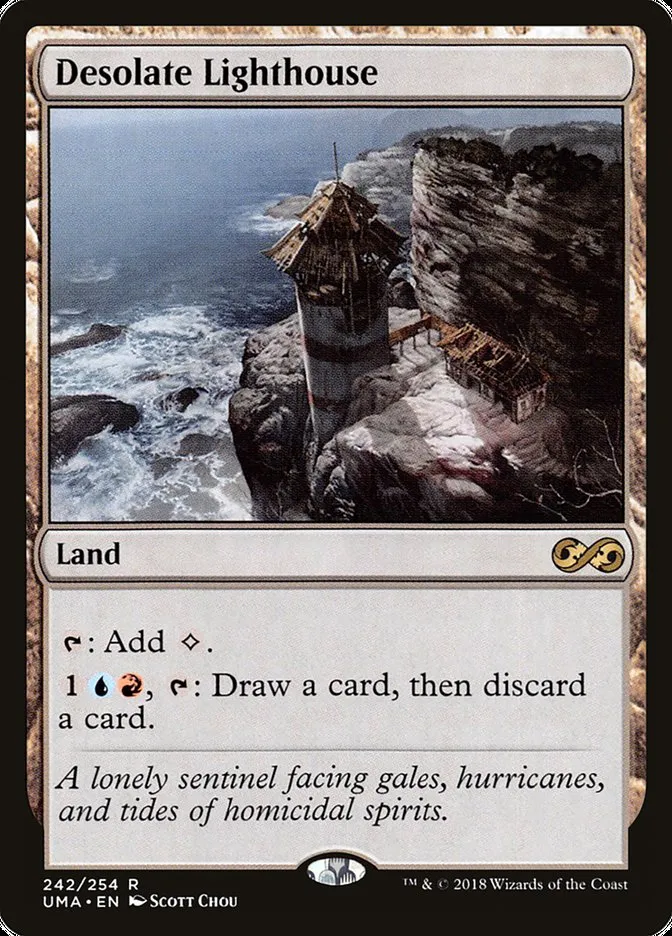 2018 Ultimate Masters Desolate Lighthouse rare #242 unlisted card image