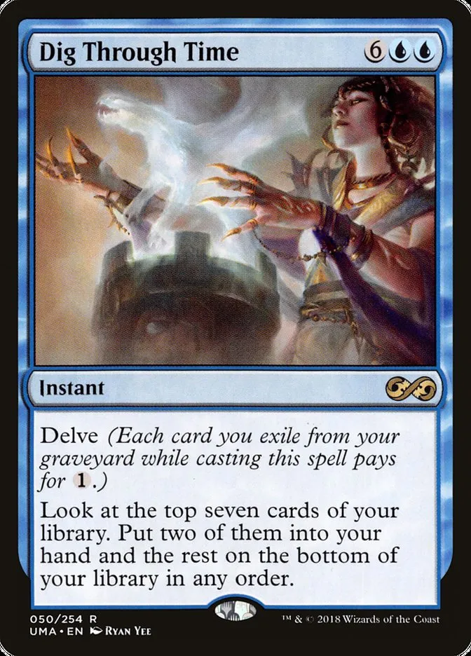 2018 Ultimate Masters Dig Through Time rare #50 unlisted card image