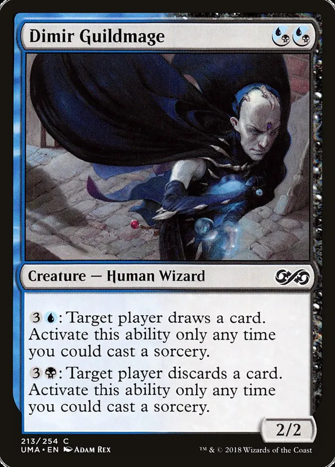 2018 Ultimate Masters Dimir Guildmage common #213 unlisted card image