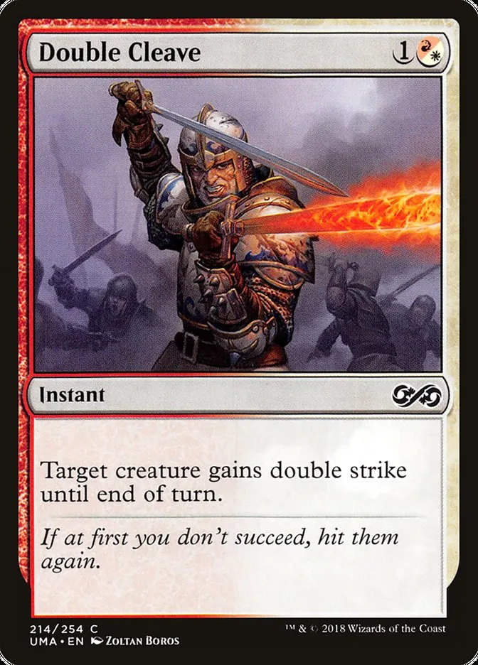 2018 Ultimate Masters Double Cleave common #214 unlisted card image