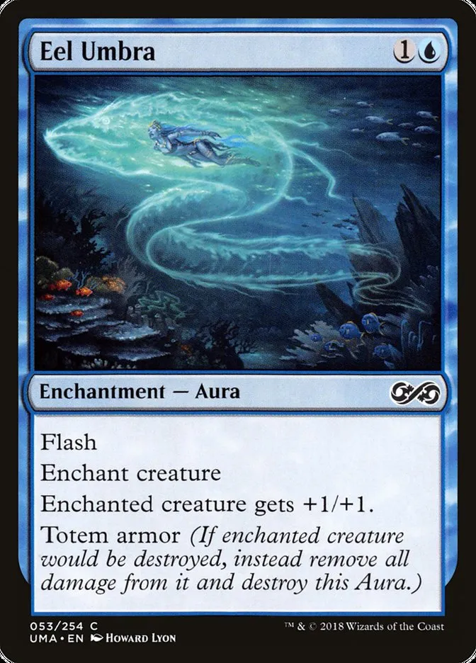2018 Ultimate Masters Eel Umbra common #53 unlisted card image