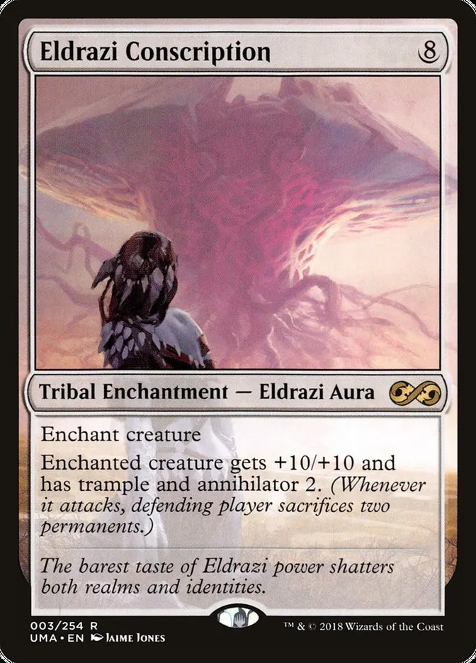 2018 Ultimate Masters Eldrazi Conscription rare #3 unlisted card image